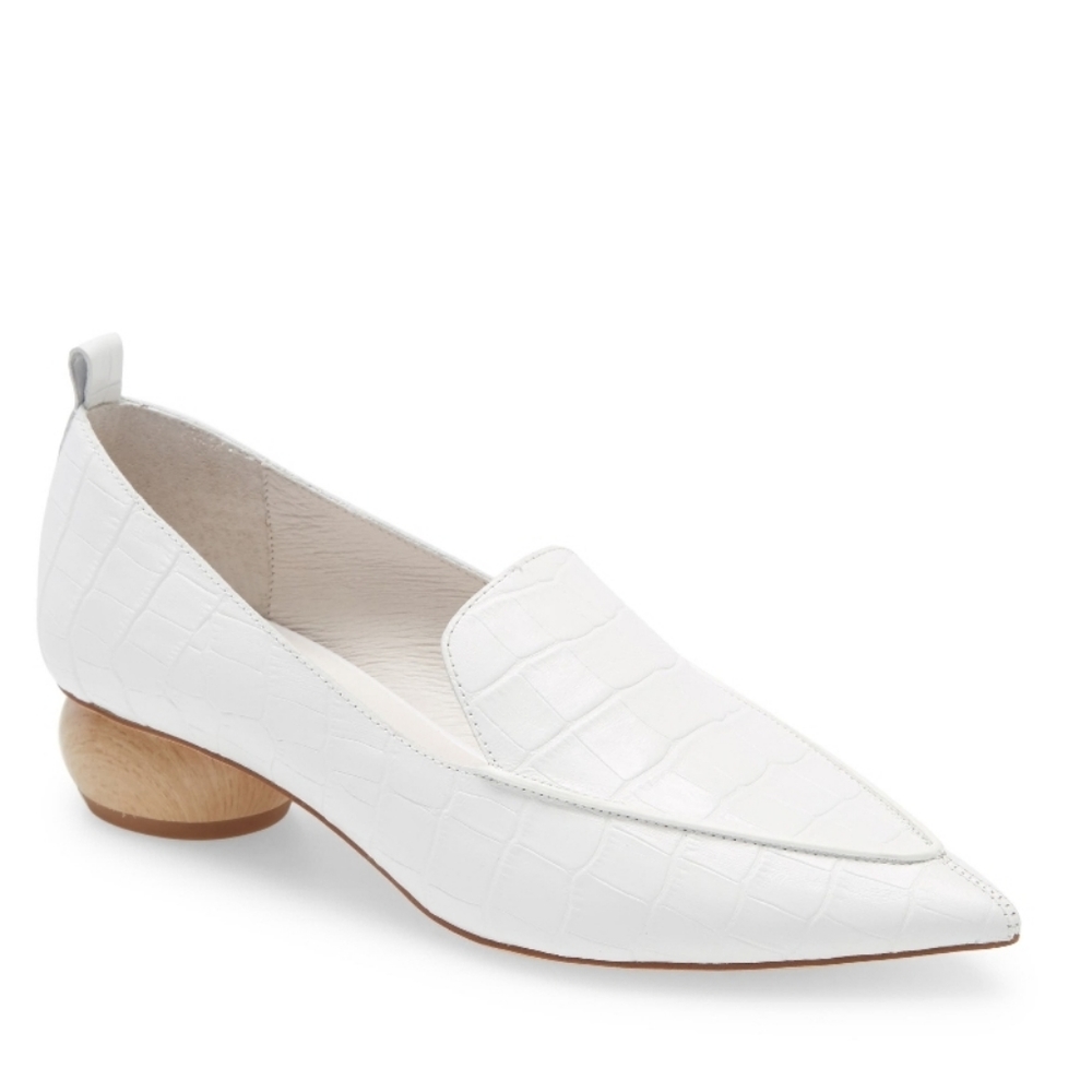 Jeffrey Campbell Viona white croc